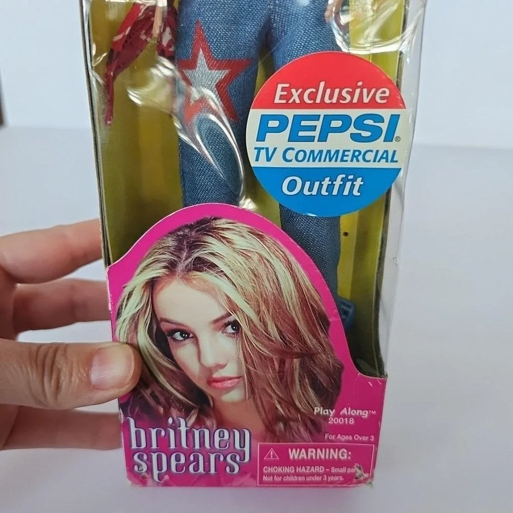 2001 Britney Spears Play‎ Along Doll Pepsi TV Commercial Outfit Y2K Collectible